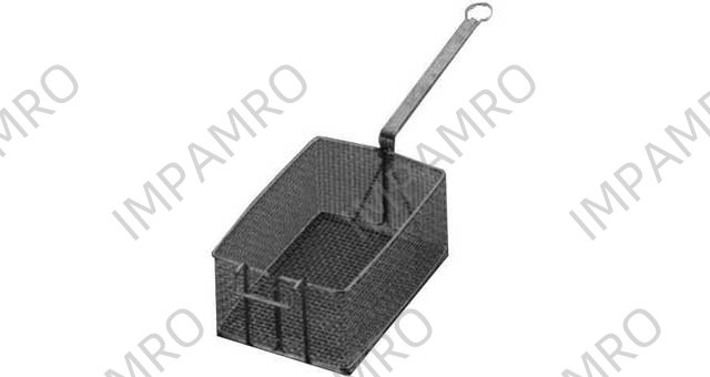 BASKET POTATO STAINLESS STEEL, W/HANDLE L270XW120XD120MM