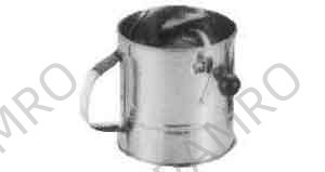 FLOUR SIFTER GALV TIN DIAM 130MM