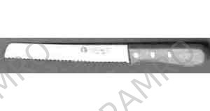 BREAD KNIFE STAINLESS STEEL BLADE 300MM W/PLASTIC HANDLE