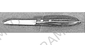 PARING KNIFE STAINLESS STEEL, BLADE 80MM