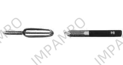 POTATO PEELER WOOD HANDLE BLADE 65MM