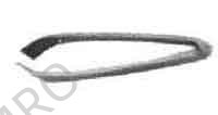 TWEEZERS BONE STAINLESS STEEL 105MM