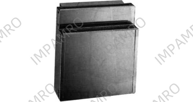 KNIFE RACK STAINLESS STEEL, DOUBLE ROW 325X105X365MM