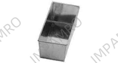 BREAD PAN TIN PLATE W/O COVER 400X100X100MM