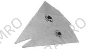 PASTRY BAG CANVAS CLOTH 430MMX200MM