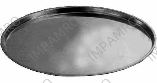 PAN PIZZA STAINLESS STEEL, DIAM 330MM