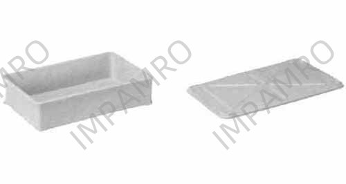FOOD STORAGE BOX PLASTIC W/COVER 643X417X160MM 32.7LTR