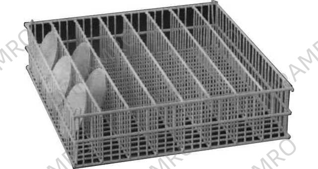 RACK TABLEWARE MULTI STEELWIRE W/PLASTIC COATED 475X315X130MM