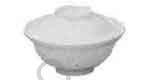RICE BOWL LARGE WITH COVER PLASTIC JAPANESE STYLE
