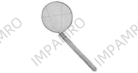 NET SCOOP LADLE STAINLESS STEEL 240MM DIAM