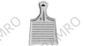 GRATER WITH GRIP COPPER 160X275MM
