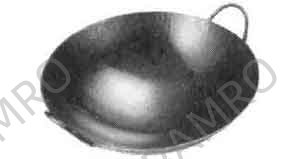 COOKING PAN CHINESE STEEL DIAM 390MM