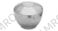 RICE BOWL W/COVER 115MM DIAM STAINLESS STEEL KOREAN STYLE