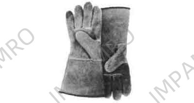 GLOVES LEATHER GAUNTLET