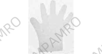 GLOVE DISPOSABLE PLASTIC, 100PRS/PKT