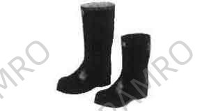 BOOTS RUBBER WITH STEEL TOE, LONG 26CM