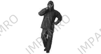 RAIN SUITS WITH HOOD NYLON, SIZE M