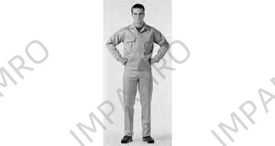 JACKET WORKING COTTON GRAY M