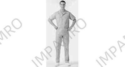 JACKET WORKING HALF-SLEEVES, SUMMER COTTON GRAY L