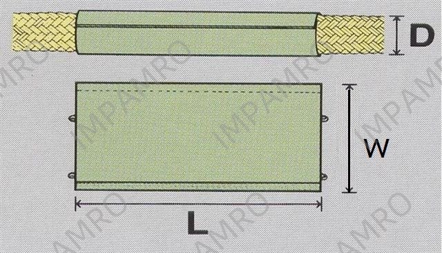 HAWSER PROTECTOR DIA 91-100MM, SPECIFY PROTECTOR LENGTH