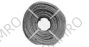 HEMP ROPE 3STRAND TARRED, 3/4"CIRX200MTR