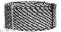 TIGERROPE POLYETHYLENE 3STRAND, BLACK/YELLOW 1"CIRX200MTR
