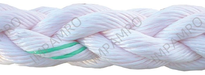 MOORING ROPE 8-ST EUROFLOAT, PREMIUM 4"CIRX220MTR