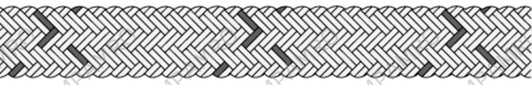 ROPE MOORING UNILON DOUBLE, BRAIDED 5"CIR X 200MTR