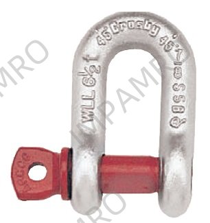 CROSBY, FORGED CHAIN SHACKLE, (SC) SCREW PIN TY, S-210, UNGALV, 3/4′