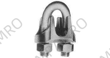 WIRE CLIP MALLEABLE BLACK, 3/8"