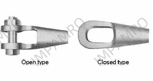 WIRE ROPE SOCKET OPEN TYPE, FOR 20MM DIAM
