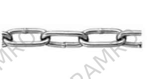 CHAIN S. STEEL HEAVY LINK, BODY DIAM 6MM 31 X 9.0MM