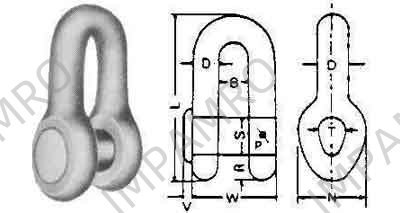 SHACKLE JOINING WITH FURTHER, DETAIL