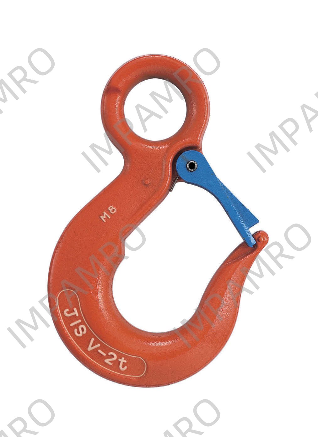 HOIST EYE HOOK WITH LATCH, SWL 3TON