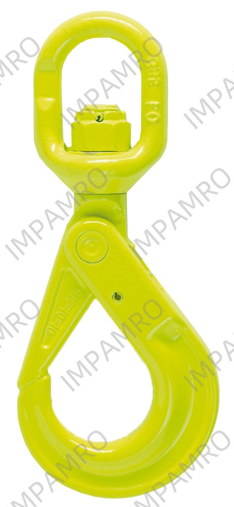 CARGO HOOK SWIVEL EYE WITH, LATCH LOCK WLL 2.0TON