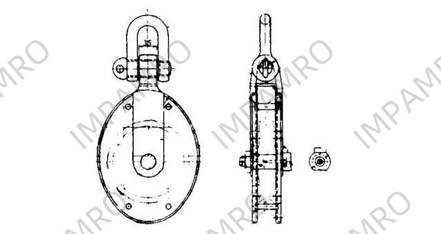BLOCK GUY STEEL, JIS-F3424-M1A SINGLE 160MM