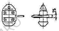 TWIST LOCK GALV MODEL TS-17-5, RIGHT HAND LOCK B/L 50TON