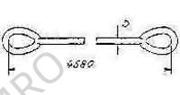 LASHING ROD SINGLE LB-1-22S, ROD DIA 22MMXL4580MM B/L 38TON