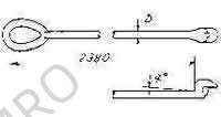 LASHING ROD CROSS LB-2-20S, ROD DIA 20MMXL2380MM B/L 32TON