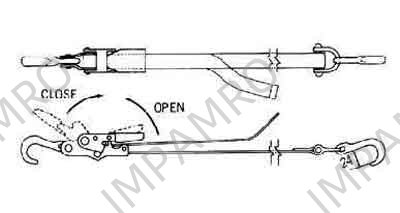 CAR CLASPER BELT TYPE, NORMAL WORKING LOAD 400KGS