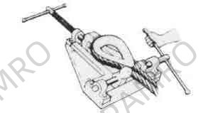 RIGGERS' VISE NO.1, FOR 16-28MM ROPE DIA