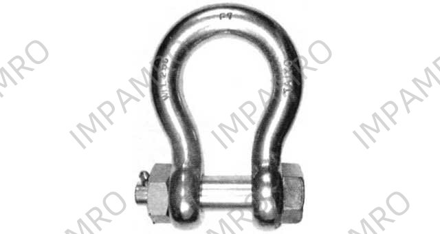 SHACKLE BOW HEX HEAD BOLT, S. STEEL BB 14MM SWL 1.25TON