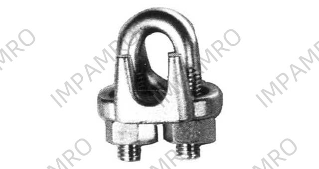 WIRE CLIP STANDARD S.STEEL, 10MM