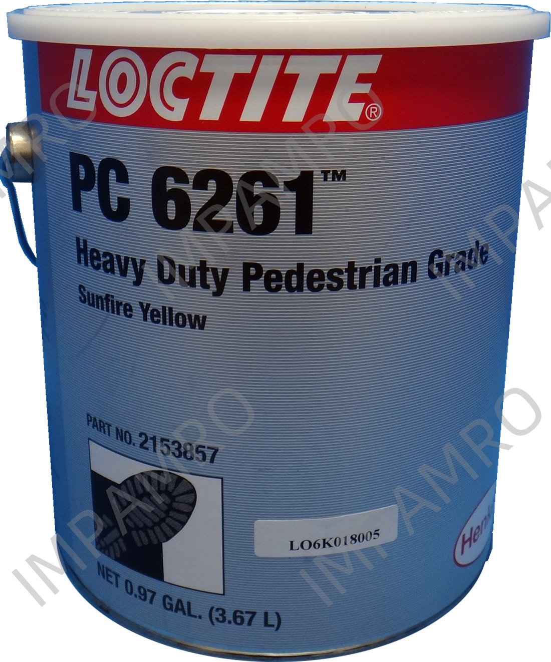 COATING ANTISLIP LOCTITE 39020, PC6261HDP YELLOW 0.95GAL