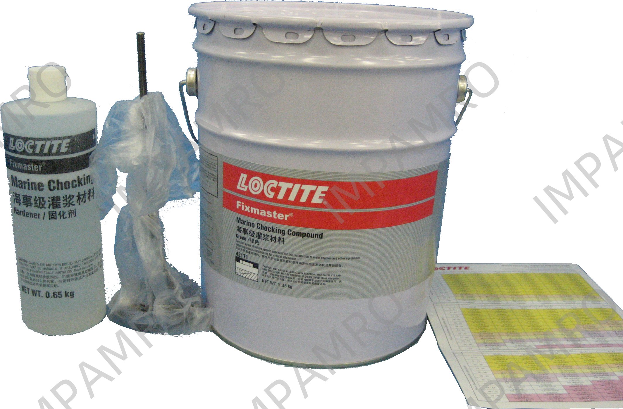 FLOORING & GROUT LOCTITE, PC7202 GREEN 10KGS
