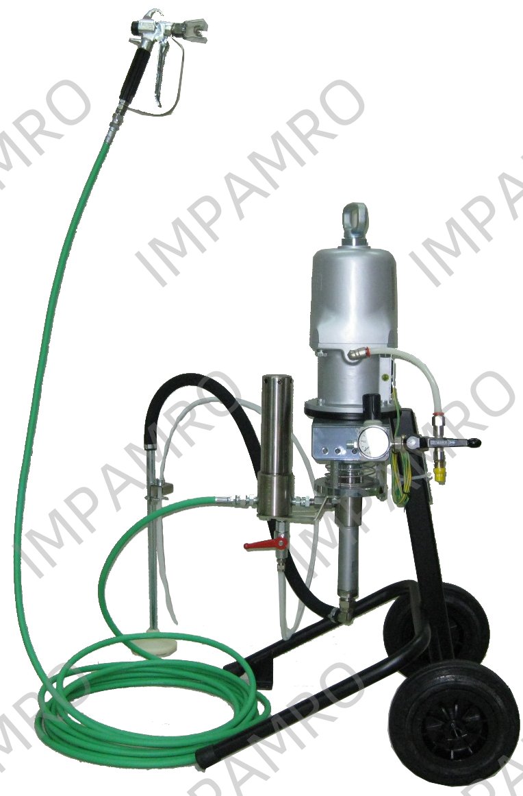 AIRLESS PAINT SPRAY CART TYPE, IWATA ALS-433C PUMP RATIO 30:1