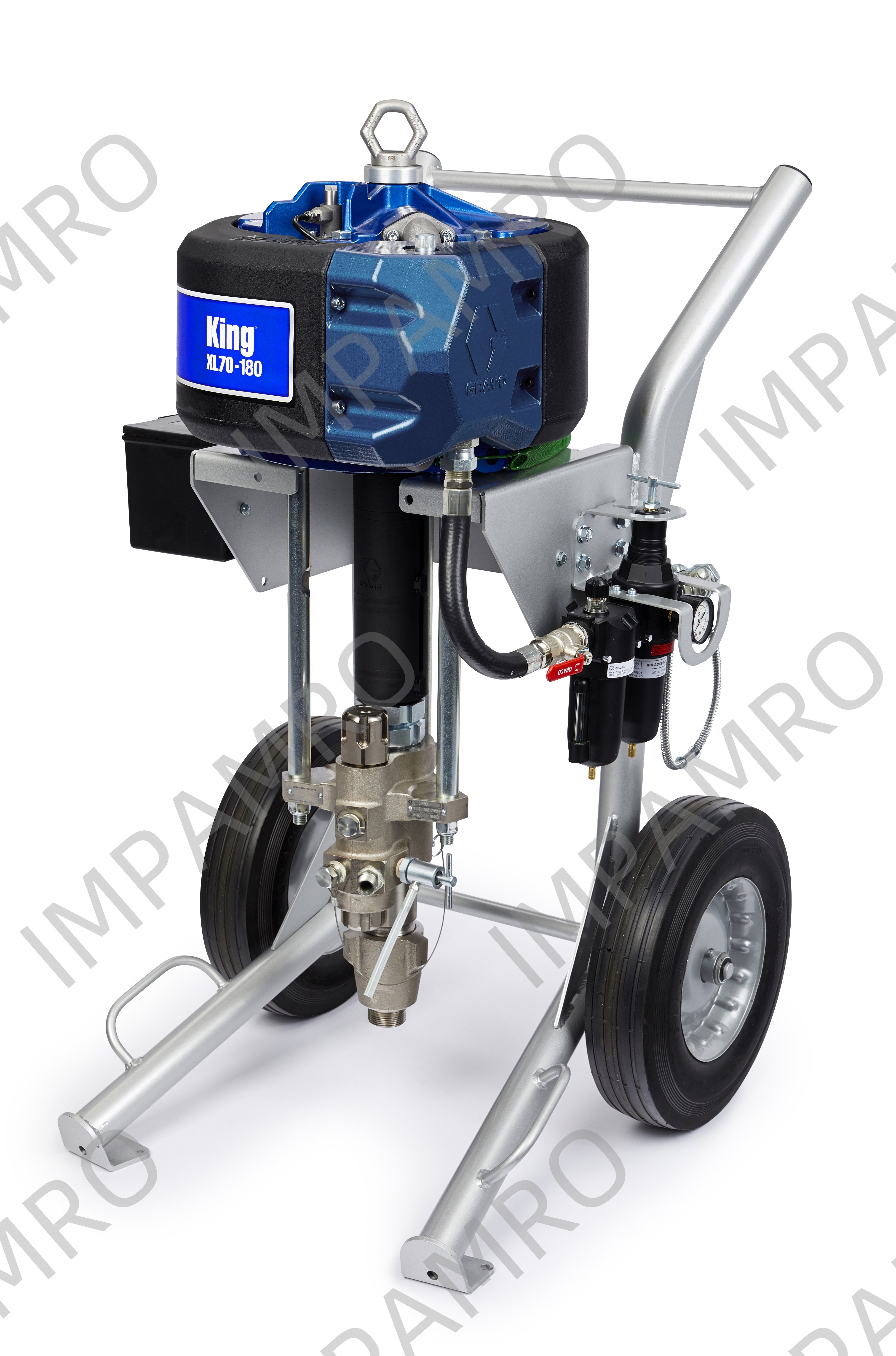 270812 SPRAYER AIRLESS CART GRACO, KING 60:1 6500CC MOTOR K60FH1