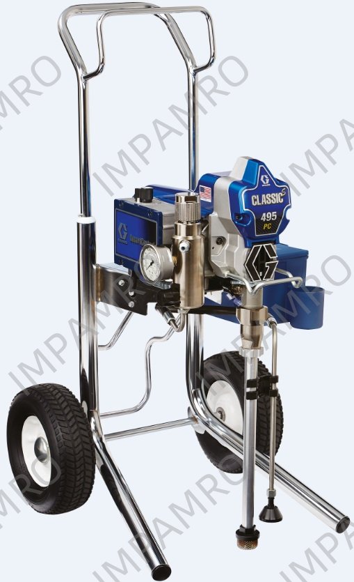ELECTRIC AIRLESS PAINT SPRAY, MULTI CORD VERSION 220V, ST MAX 395 STAND, GRACO