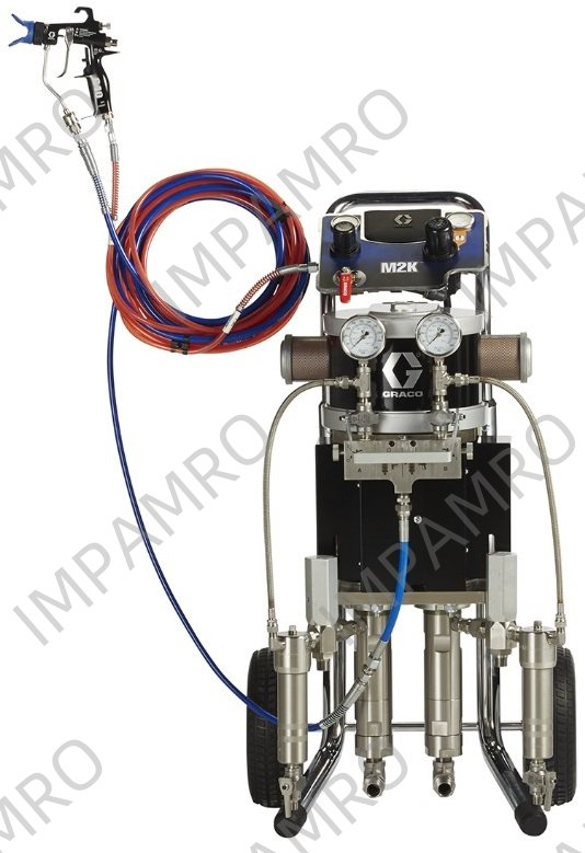 SPRAYER FINISHING GRACO M2K, CART MOUNT 6:1 160BAR #24V897