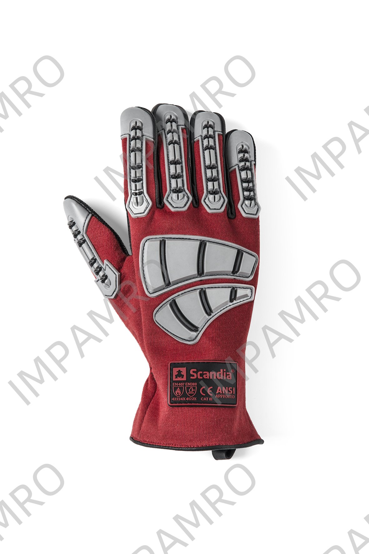 GLOVES IMPACT PROTECTION FLAME, RESISTANT SIZE L